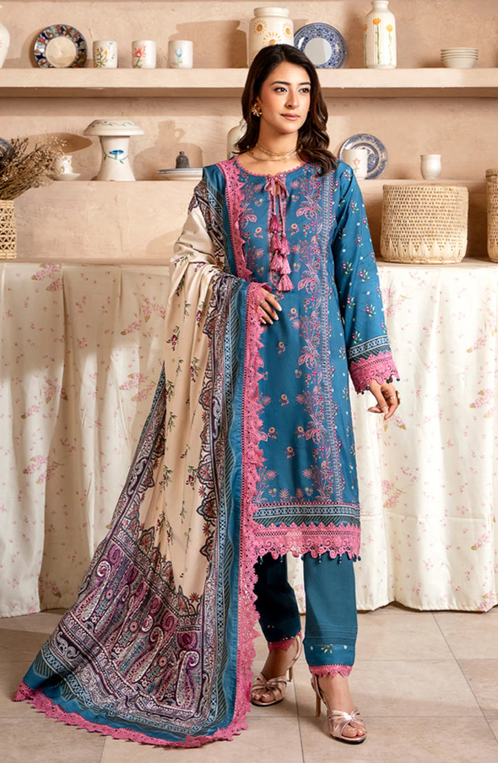 Mausummery Printed Linen Winter Unstitched – Blossom