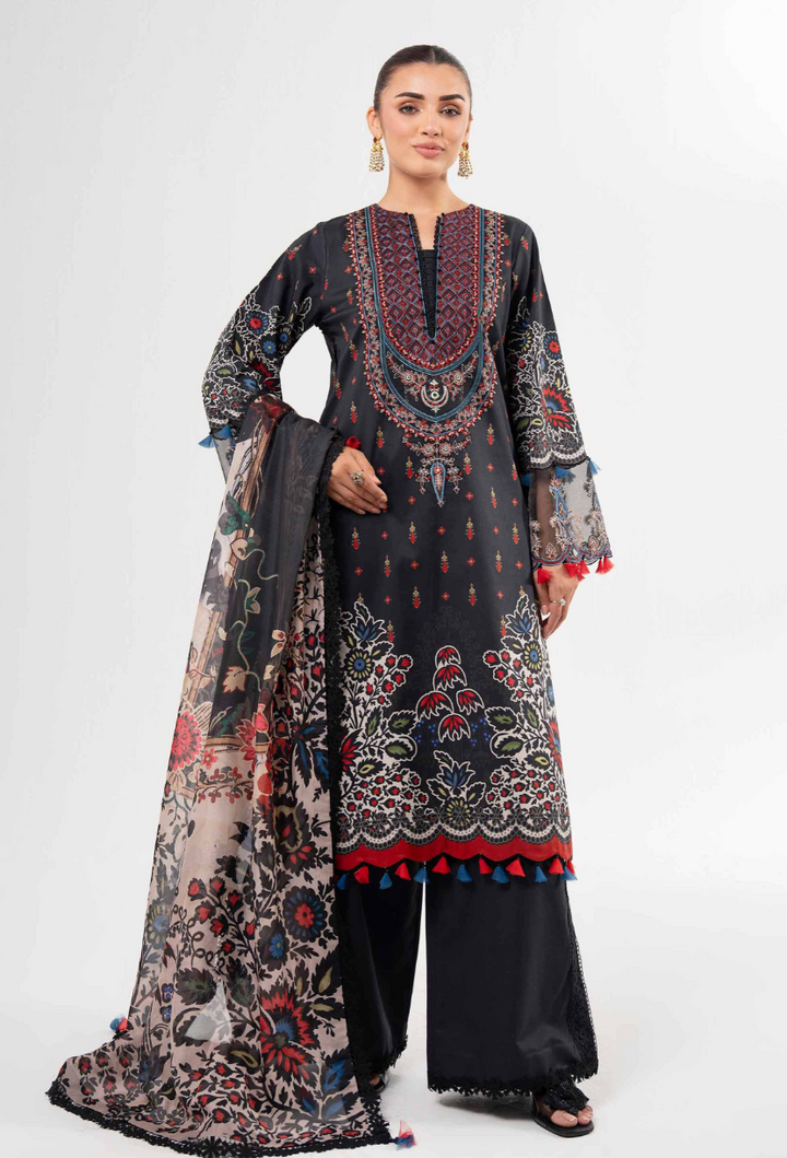 3 Piece - Nishat Linen Digital Printed Embroidered Suit - 42502135