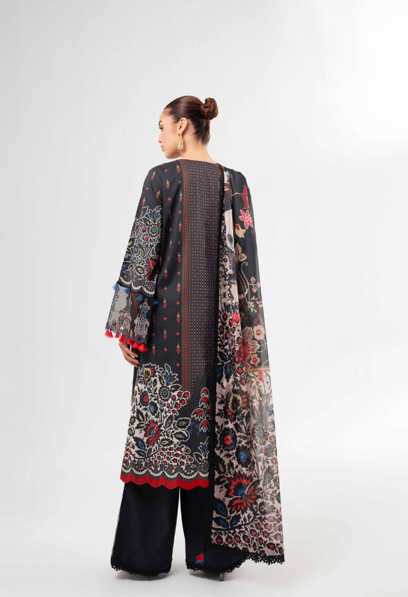 3 Piece - Nishat Linen Digital Printed Embroidered Suit - 42502135