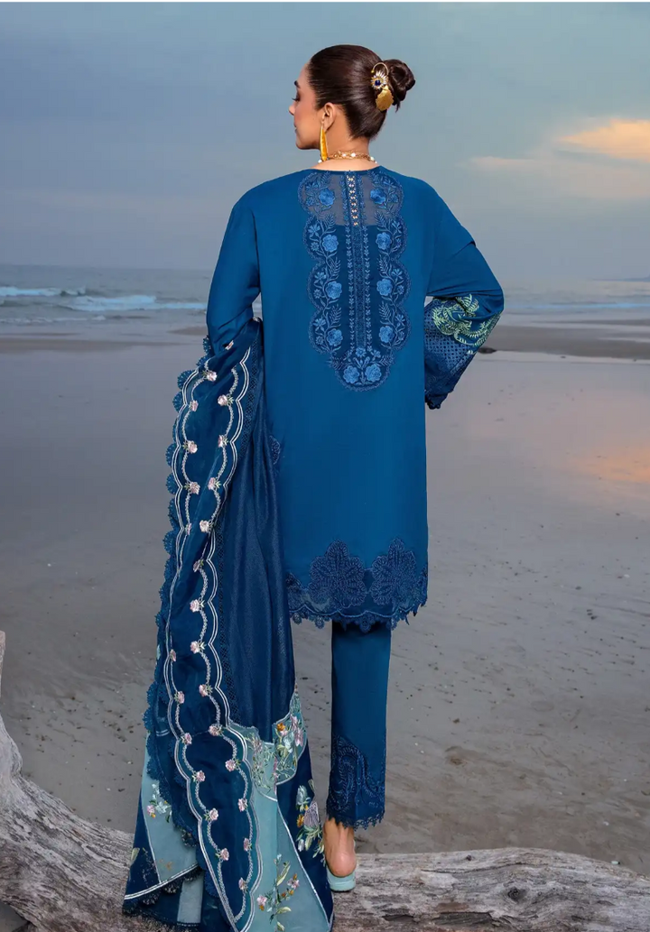 Crimson Luxury Lawn by Saira Shakira Unstitched Collection 2024 | 2B