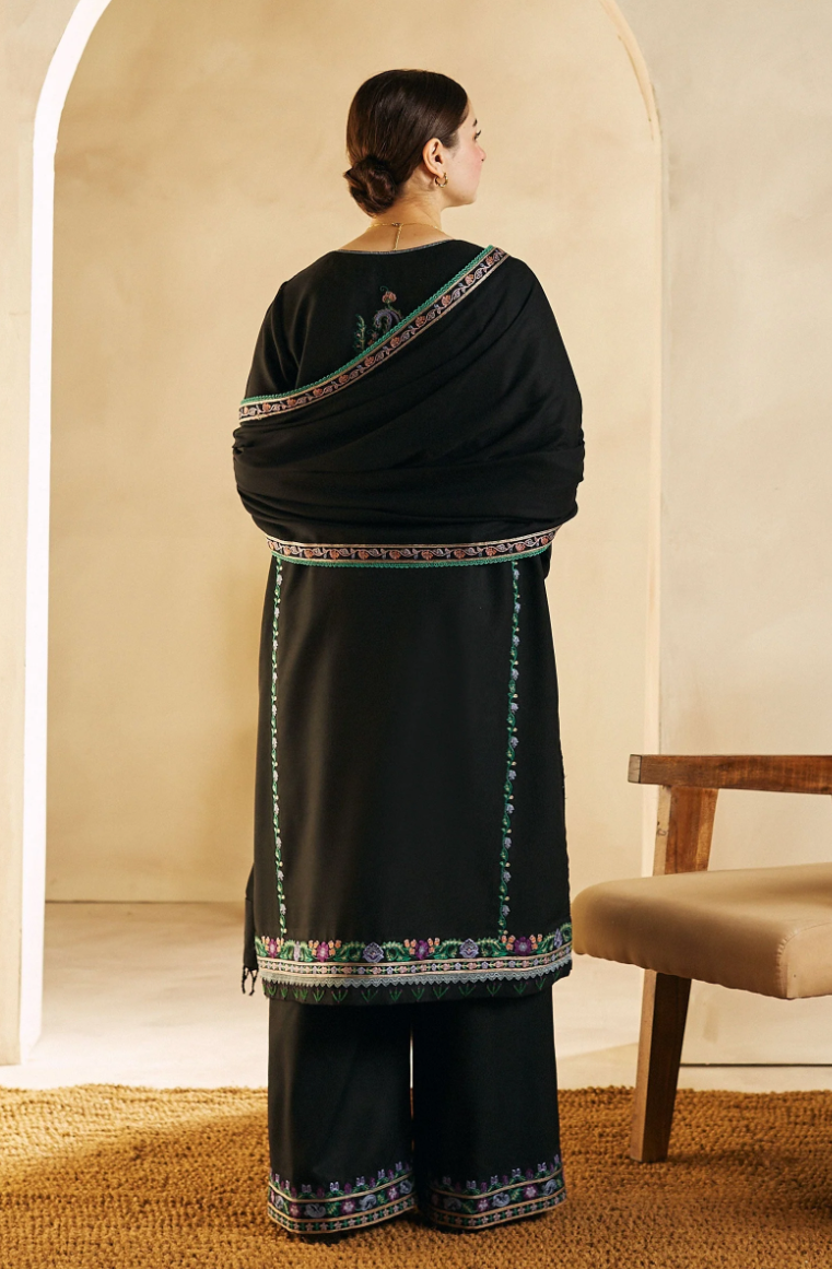 Coco by Zara Shahjahan Unstitched Embroidered Linen 3Pc