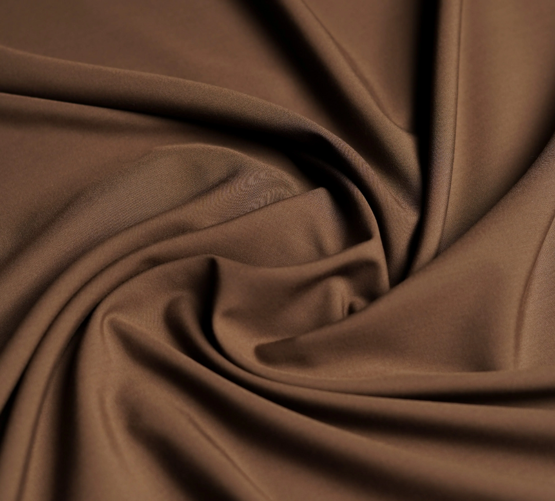 Lawrencepur- Wooden Brown Plain Summer Comfort Wash N Wear Shalwar Kameez Fabric