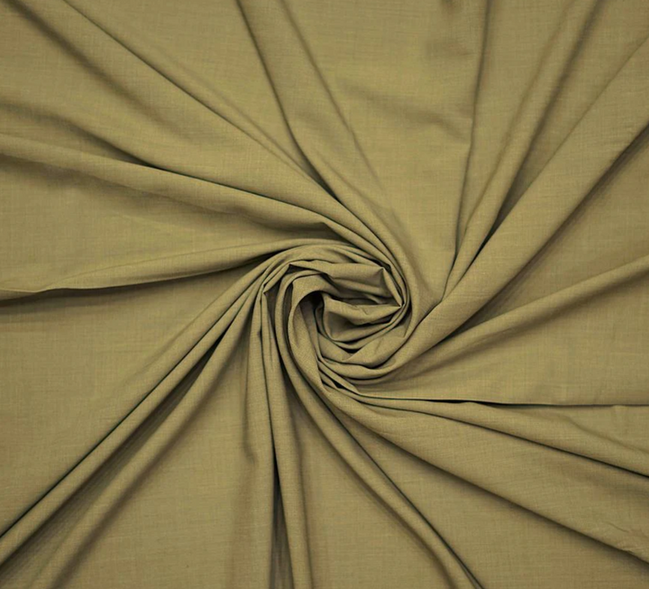 Lawrencepur- Ecru Brown Plain Kunhaar Wash N Wear Shalwar Kameez Fabric