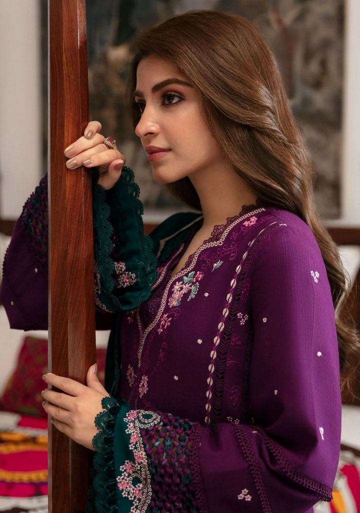 Republic Womenswear Rosalee Unstitched Khaddar 3Pc Suit Mirea