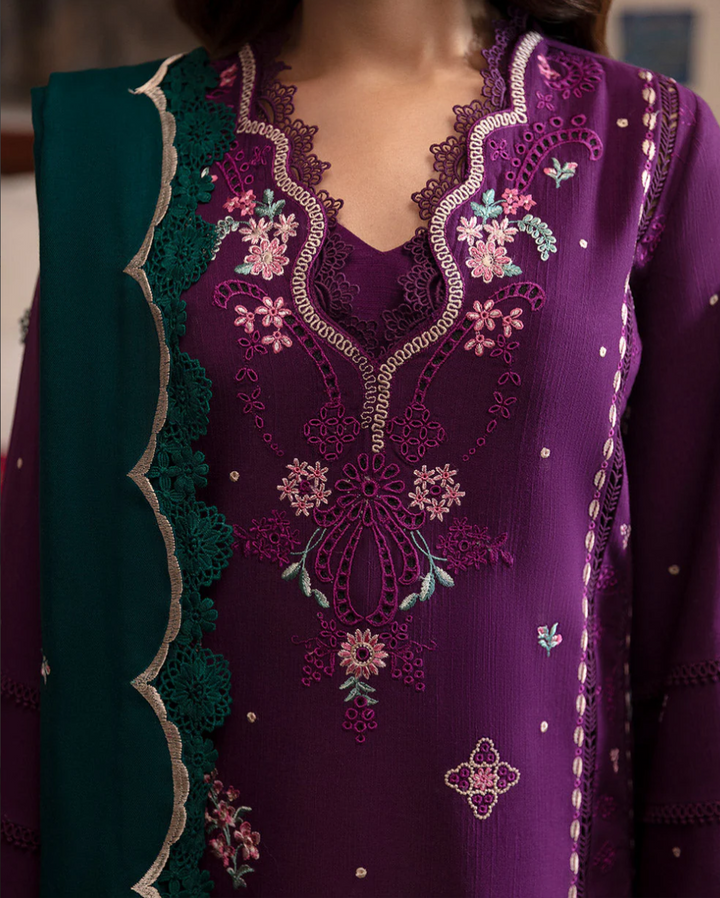 Republic Womenswear Rosalee Unstitched Khaddar 3Pc Suit Mirea