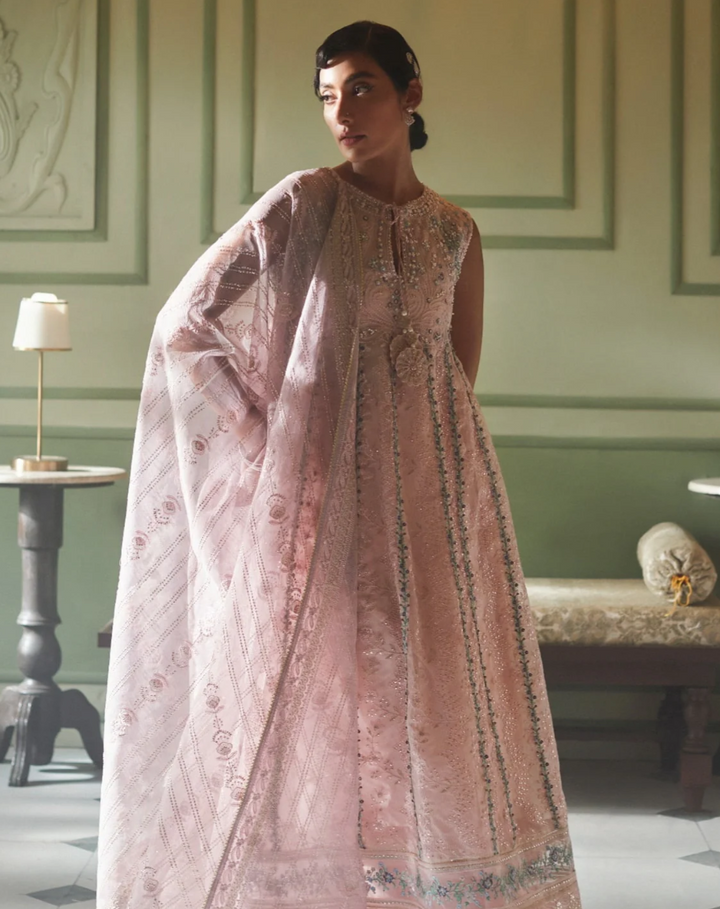 Qala by Mushq Unstitched Luxury Kamdani 3 Piece Suit