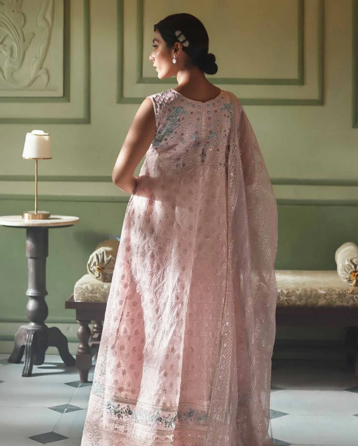 Qala by Mushq Unstitched Luxury Kamdani 3 Piece Suit