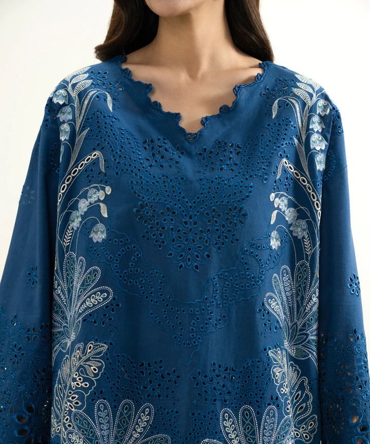 Sapphire- 3 Piece - Luxury Embroidered Lawn Suit