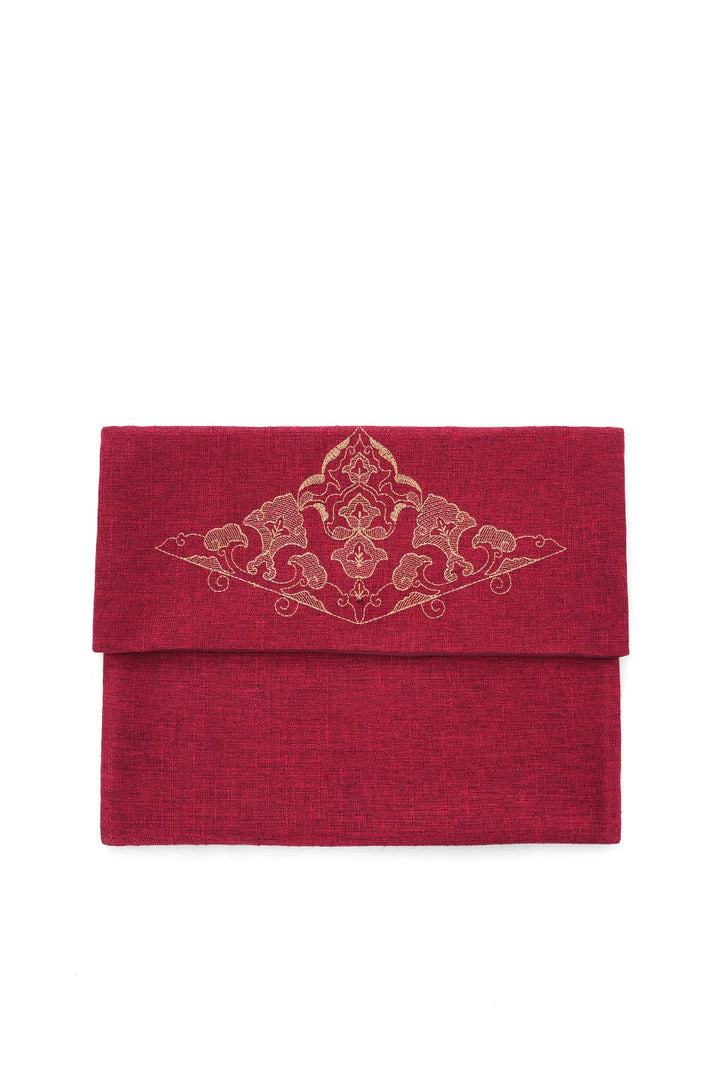 Embroidered Velvet Prayer Essentials Set – Prayer Mat, Quran Box, Quran Cover & Tasbeeh Box