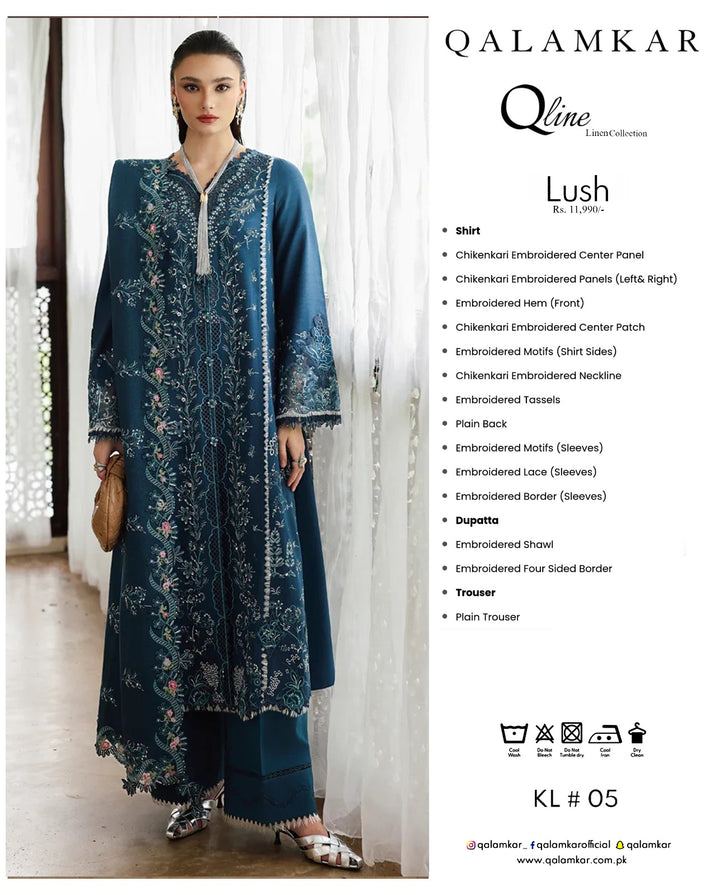 Qalamkar - Qline - Linen 25  - LUSH