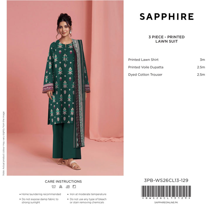 Sapphire- 3 Piece - Printed Lawn Suit