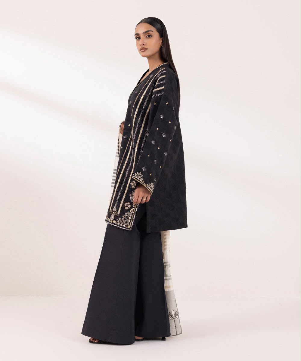 Sapphire- 3 Piece - Luxury Embroidered Lawn Suit