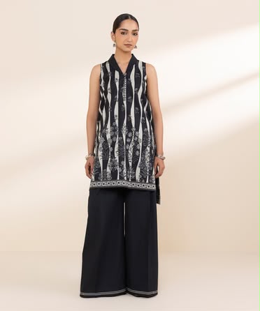 Sapphire- 2 Piece - Embroidered Lawn Suit