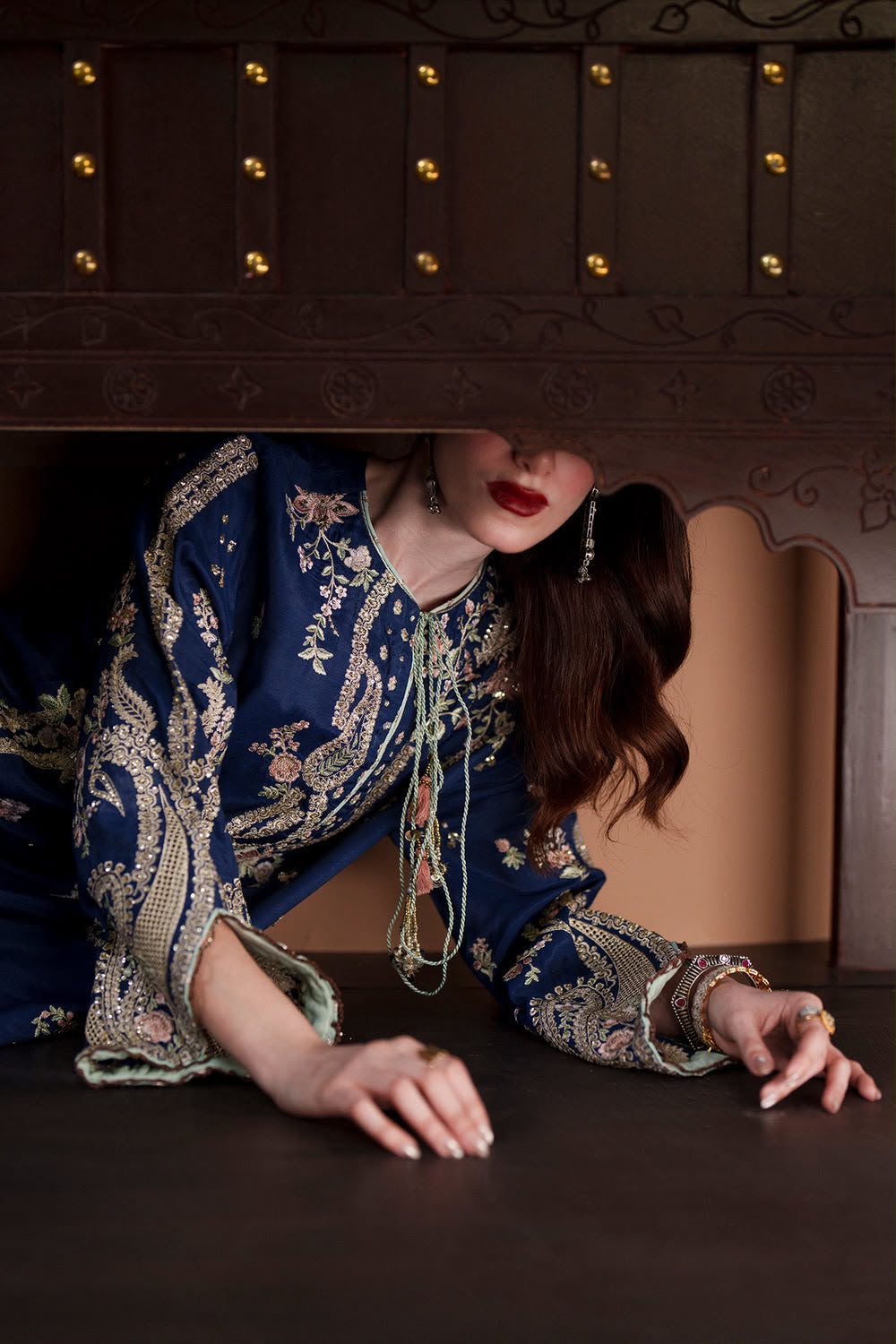 ETHNC- Embroidered Suit 2 Piece