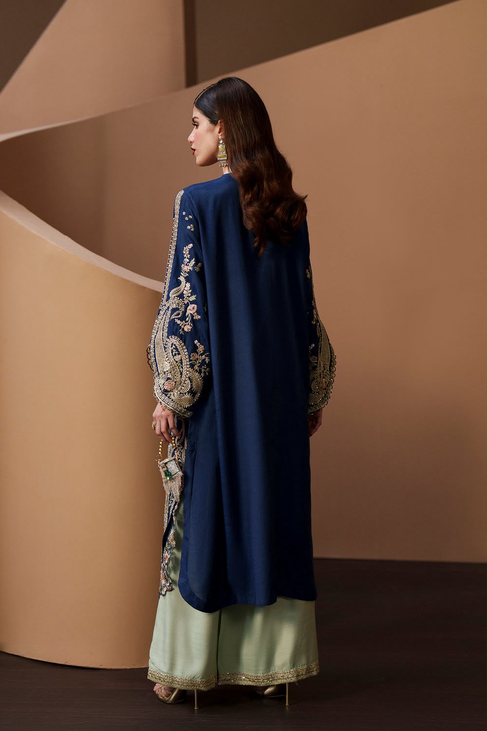 ETHNC- Embroidered Suit 2 Piece