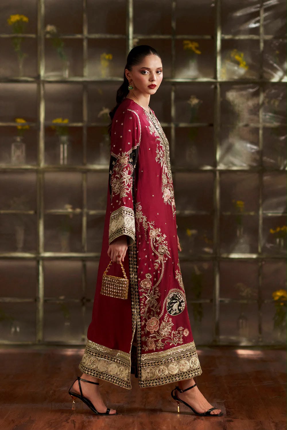 ETHNC- Embroidered Suit 2 Piece
