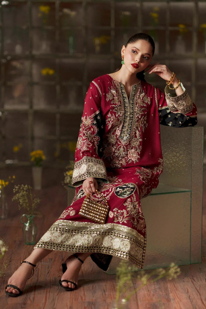 ETHNC- Embroidered Suit 2 Piece