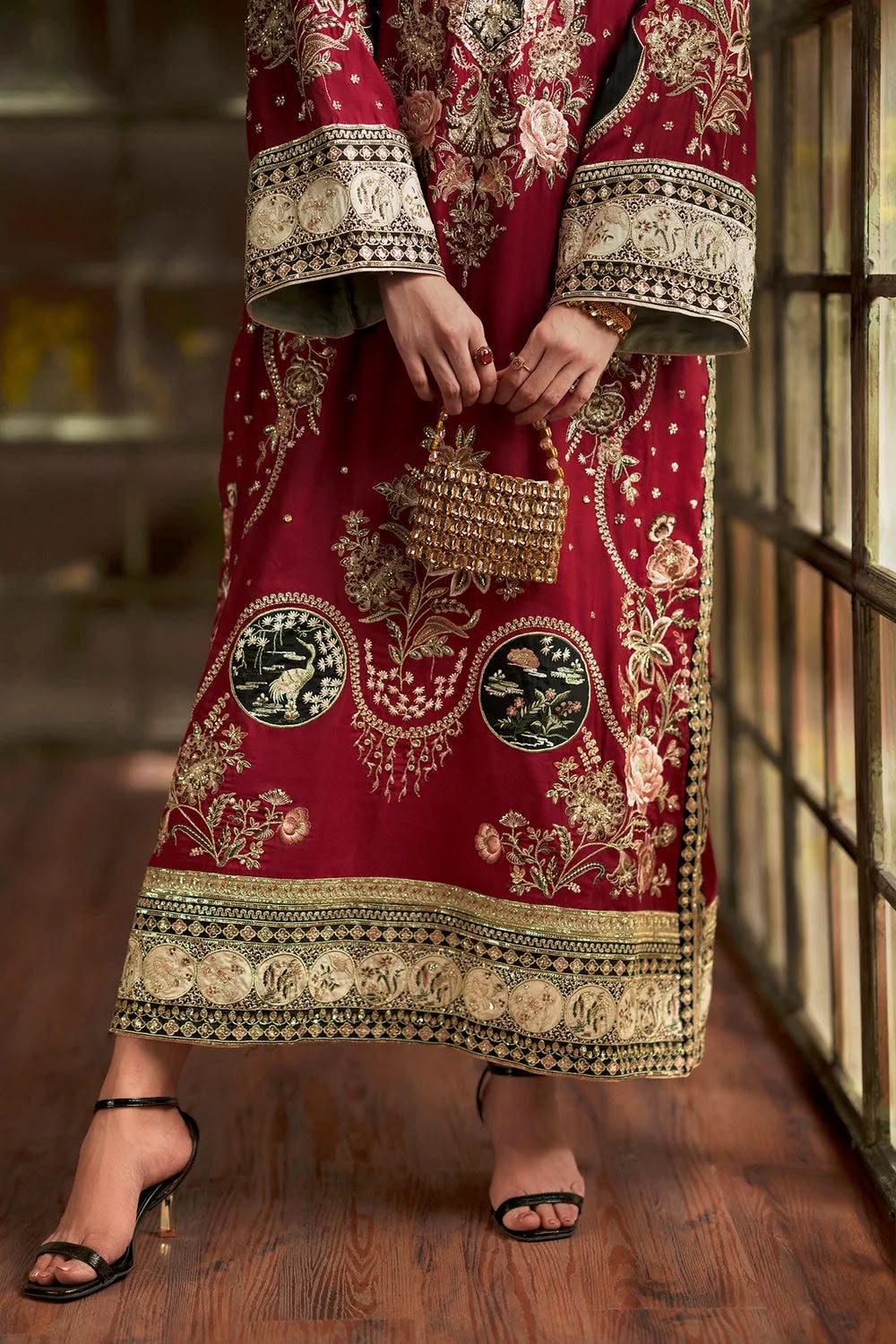 ETHNC- Embroidered Suit 2 Piece