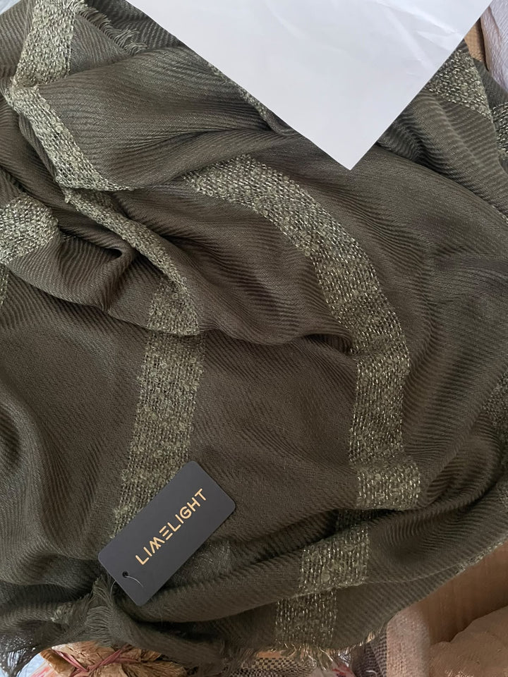 Limelight- Premium Soft Shawl- Pure Wool
