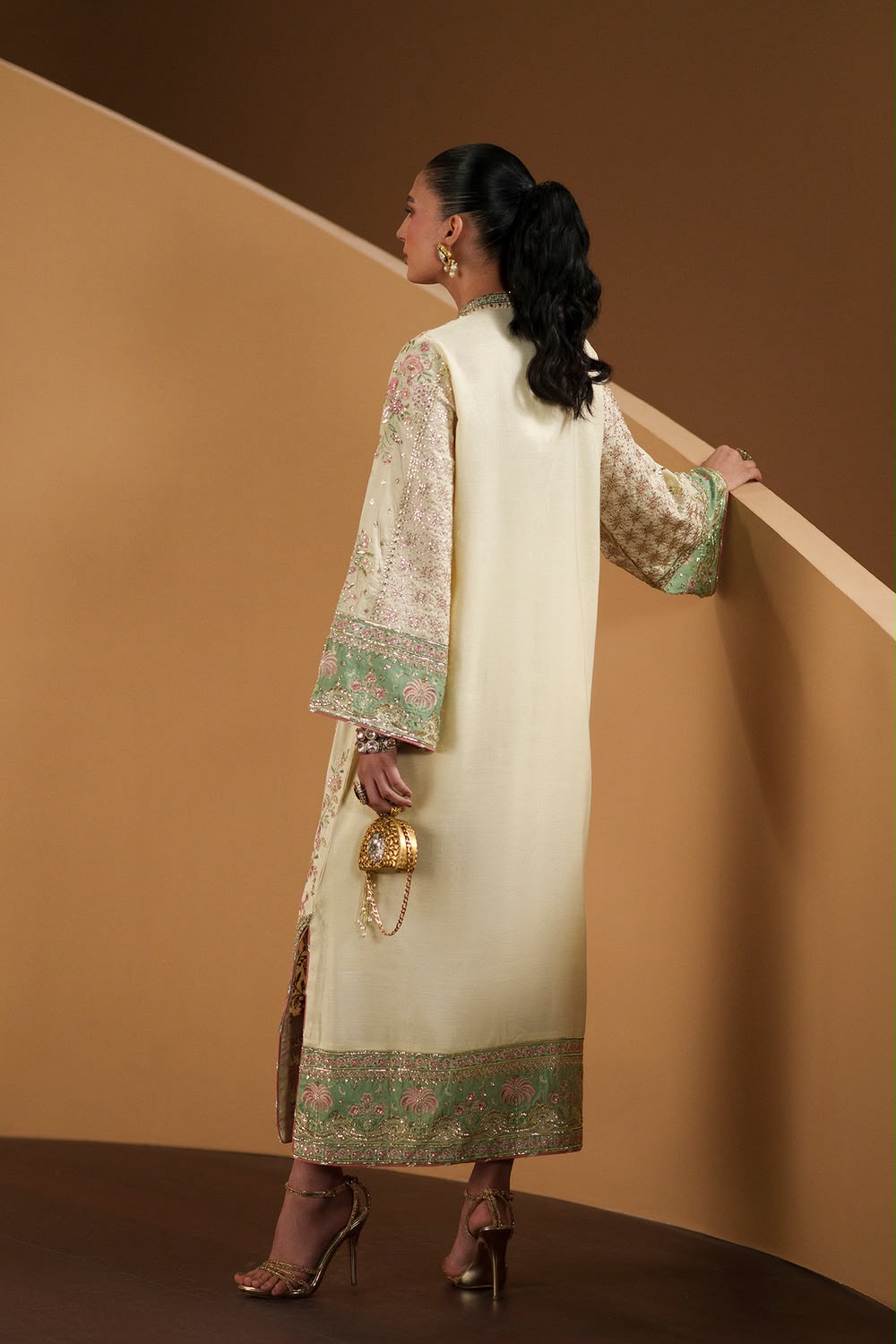ETHNC- Embroidered Suit 2 Piece