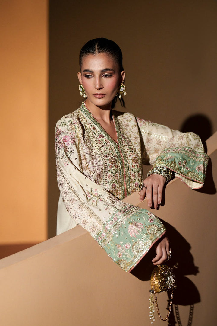 ETHNC- Embroidered Suit 2 Piece