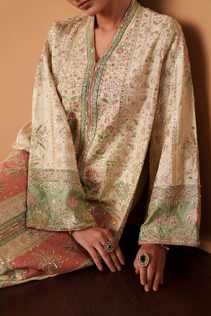 ETHNC- Embroidered Suit 2 Piece