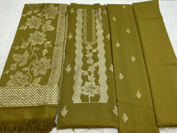 Bareeze- Karandi With Embroidered Shawl- 3 Piece