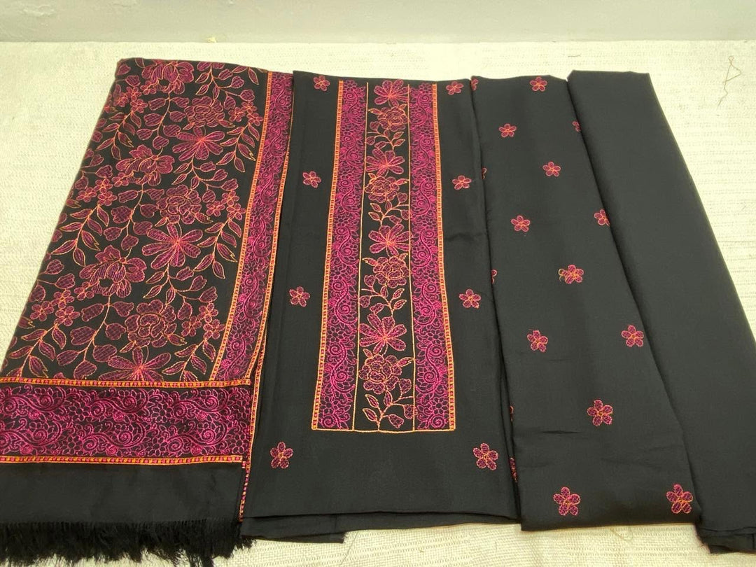 Bareeze- Karandi With Embroidered Shawl- 3 Piece