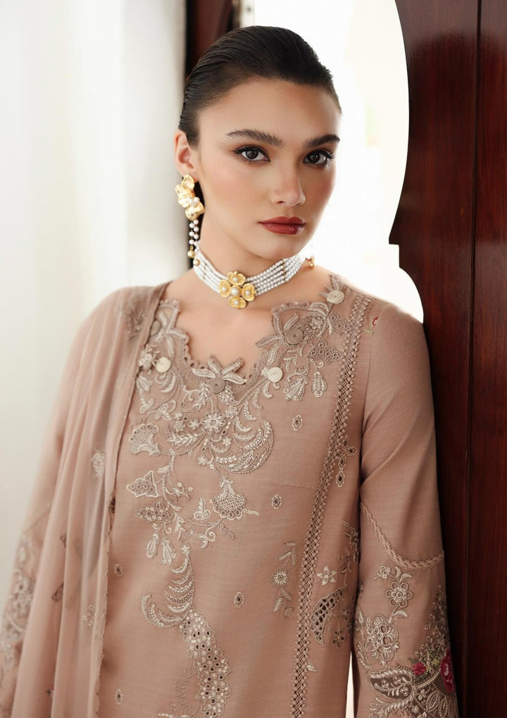Qalamkar- Winter Collection - Qlinekari - Linen'25 - DUSK