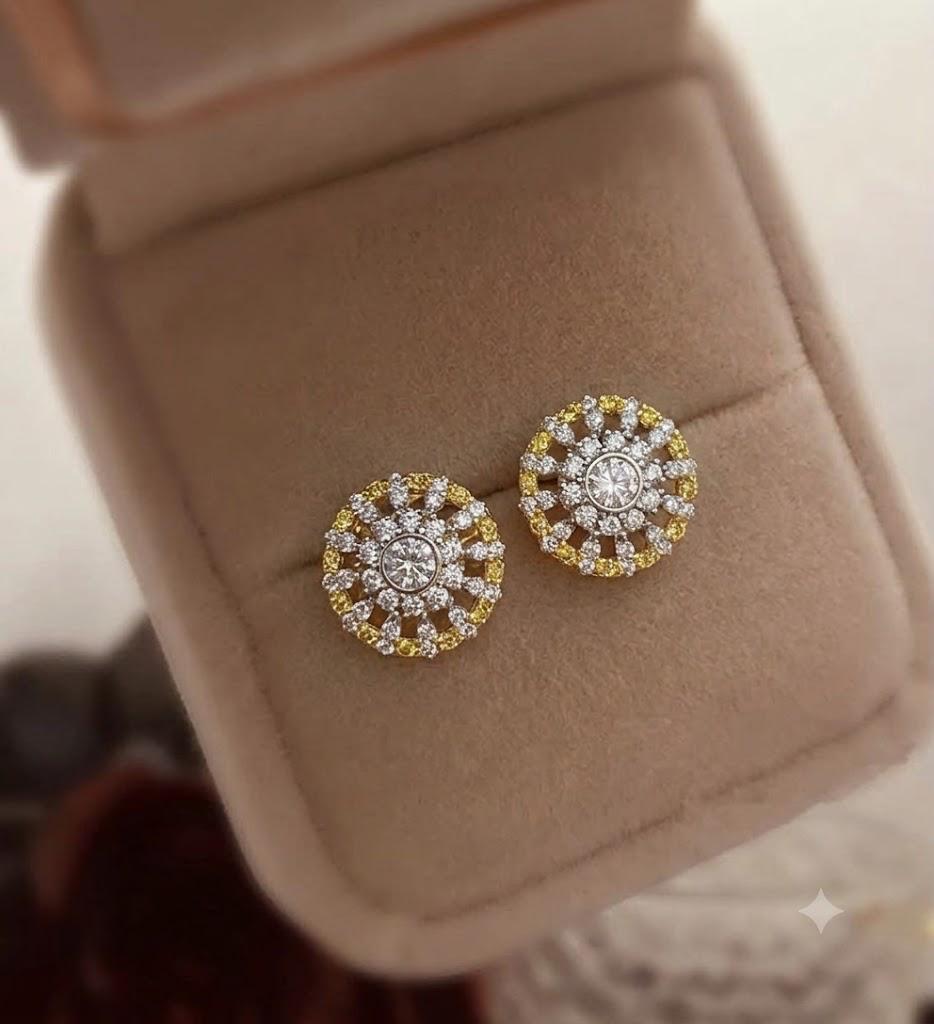 Celestial Spark Stud Earrings