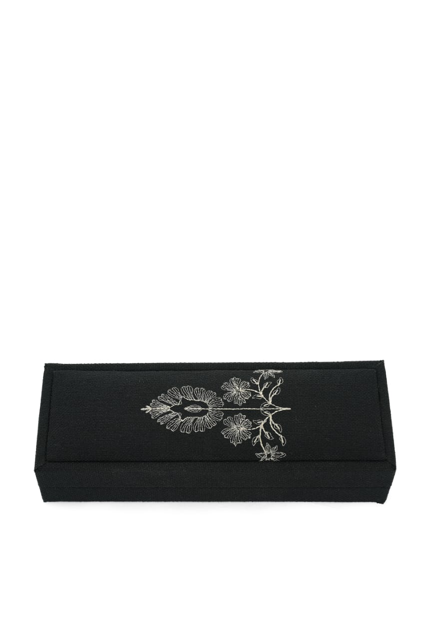Embroidered Velvet Prayer Essentials Set – Prayer Mat, Quran Box, Quran Cover & Tasbeeh Box