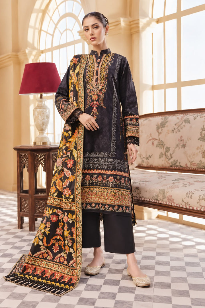Mausummery Unstitched Khaddar Collection 3pc | NEPTUNE