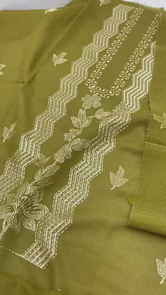 Bareeze- Karandi With Embroidered Shawl- 3 Piece