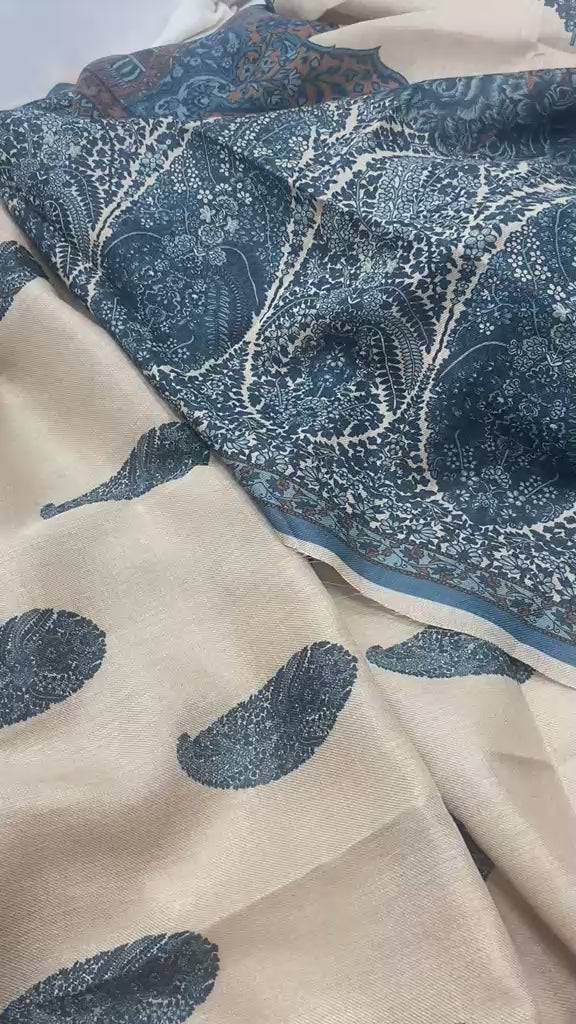 Indian Pashmina Printed- 3 Piece- Unstitched Collection'26