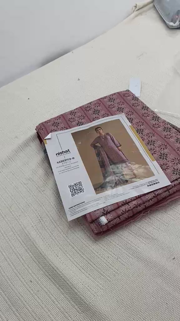 Nishat Linen- 3 Piece - Printed Suit - 42303169-R