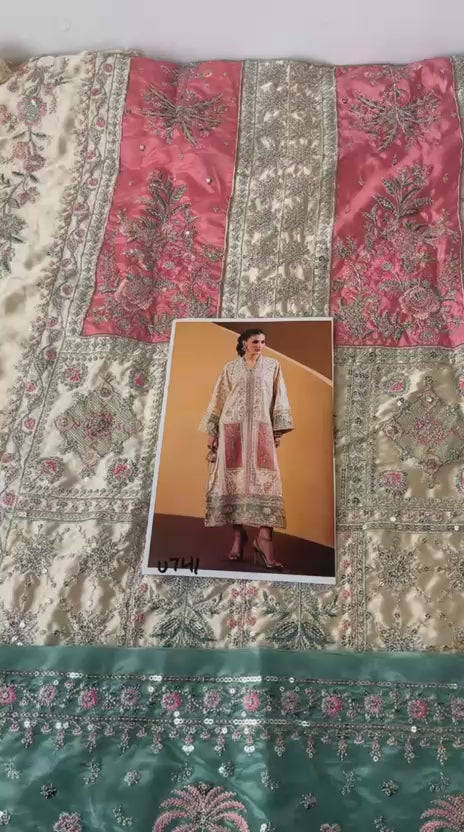 ETHNC- Embroidered Suit 2 Piece