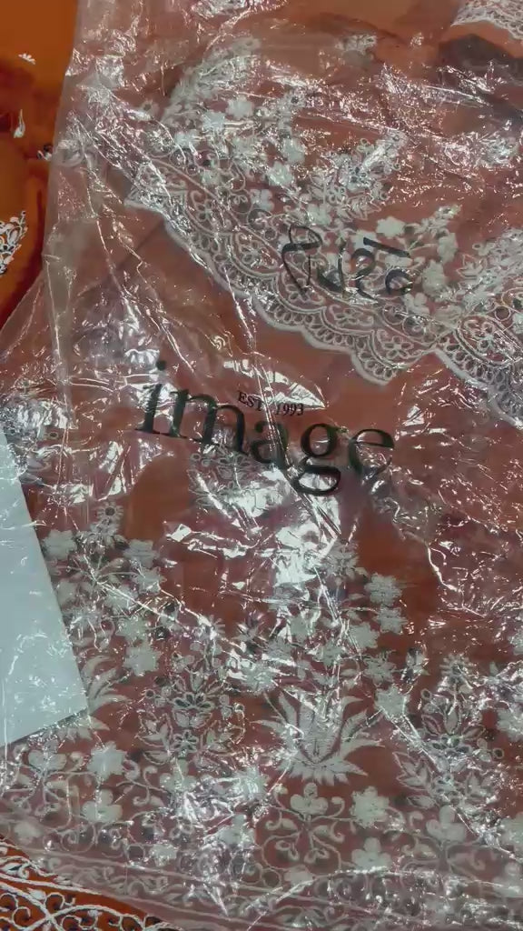 Image- Winter Cotton Unstitched Embroidery 3 piece