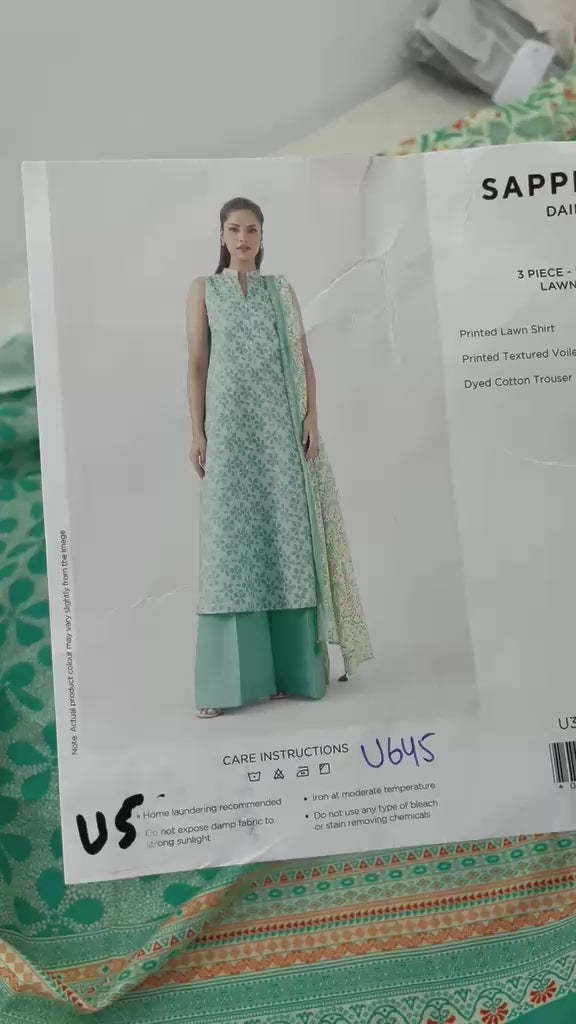 Sapphire- 3 Piece - Printed Lawn Suit