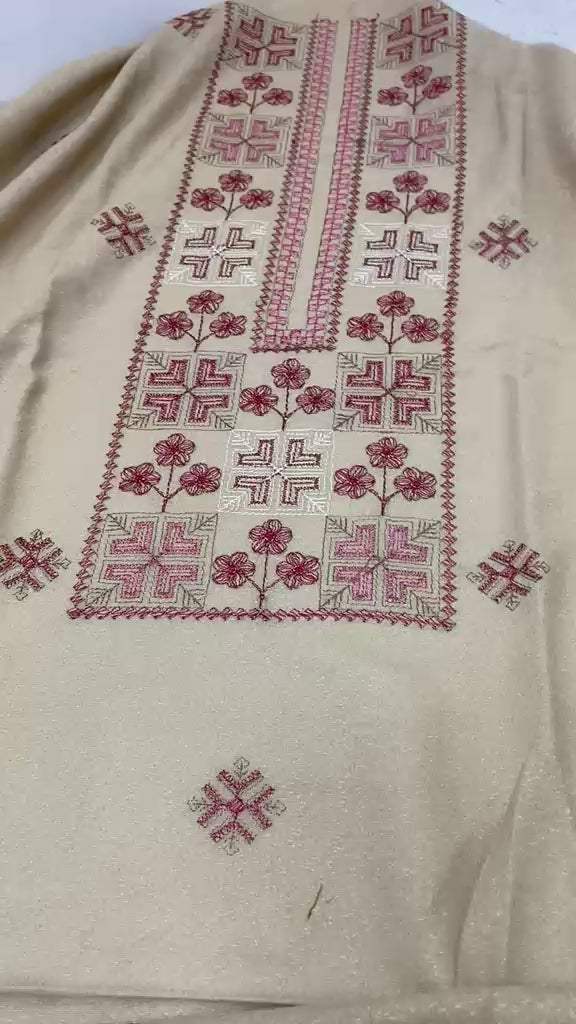 Bareeze- Karandi With Embroidered Shawl- 3 Piece