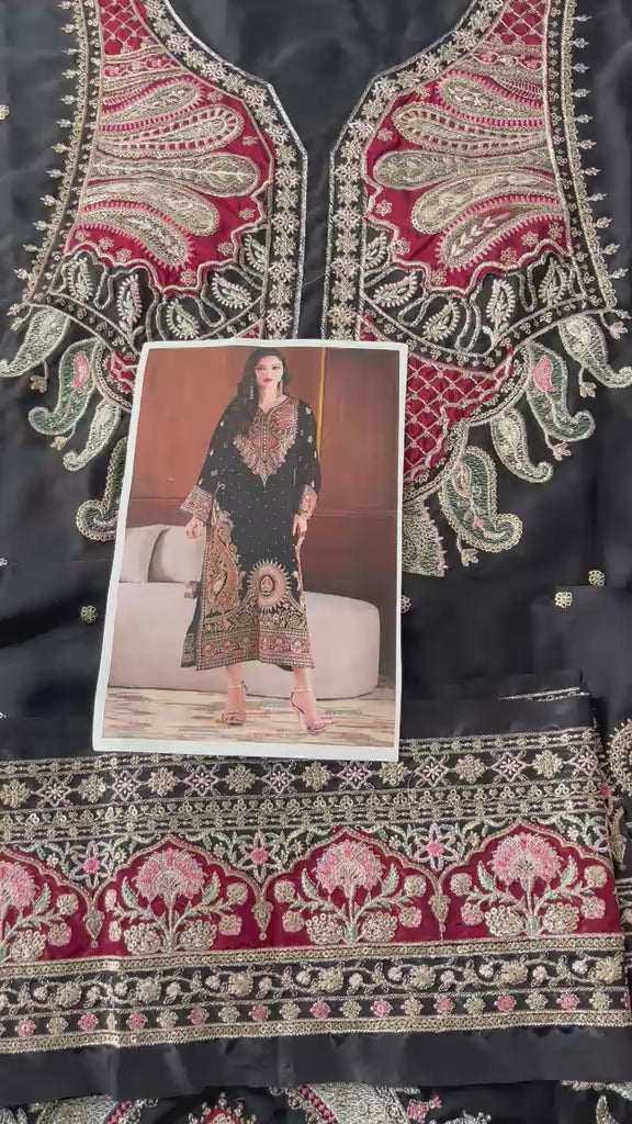 ETHNC- Embroidered Suit 2 Piece