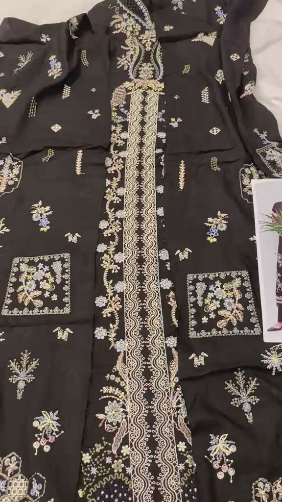 Qalamkar Qline Embroidered Linen Collection 2025 || ZYRA
