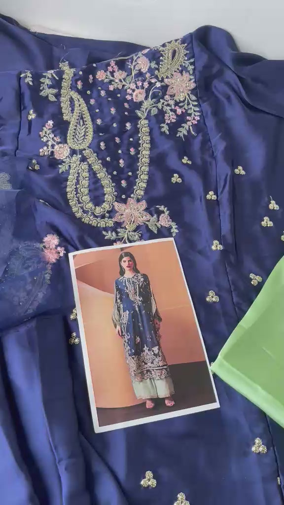 ETHNC- Embroidered Suit 2 Piece