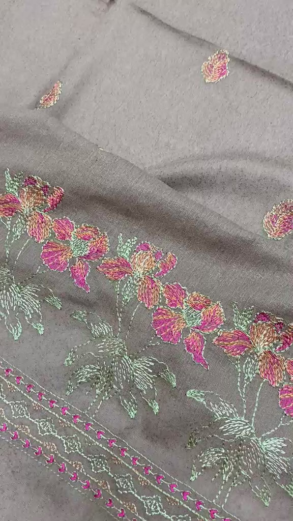 Bareeze- Karandi With Embroidered Shawl- 3 Piece
