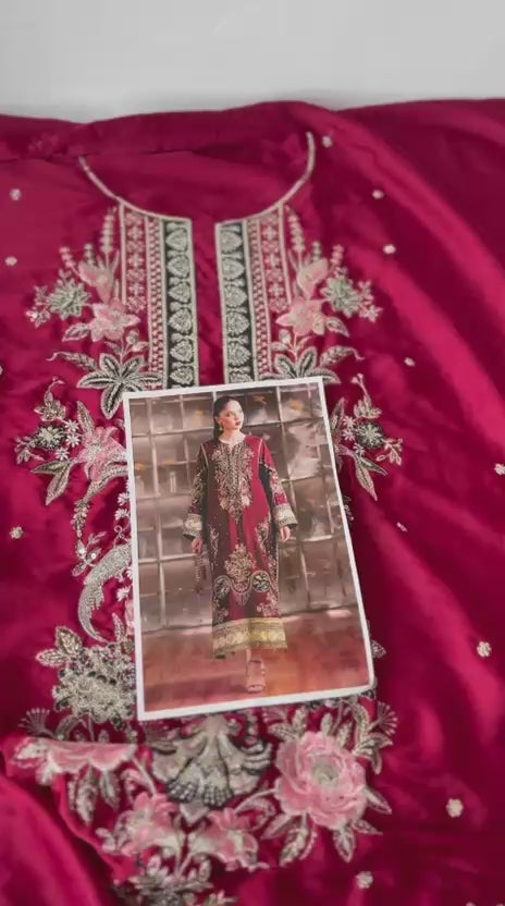 ETHNC- Embroidered Suit 2 Piece
