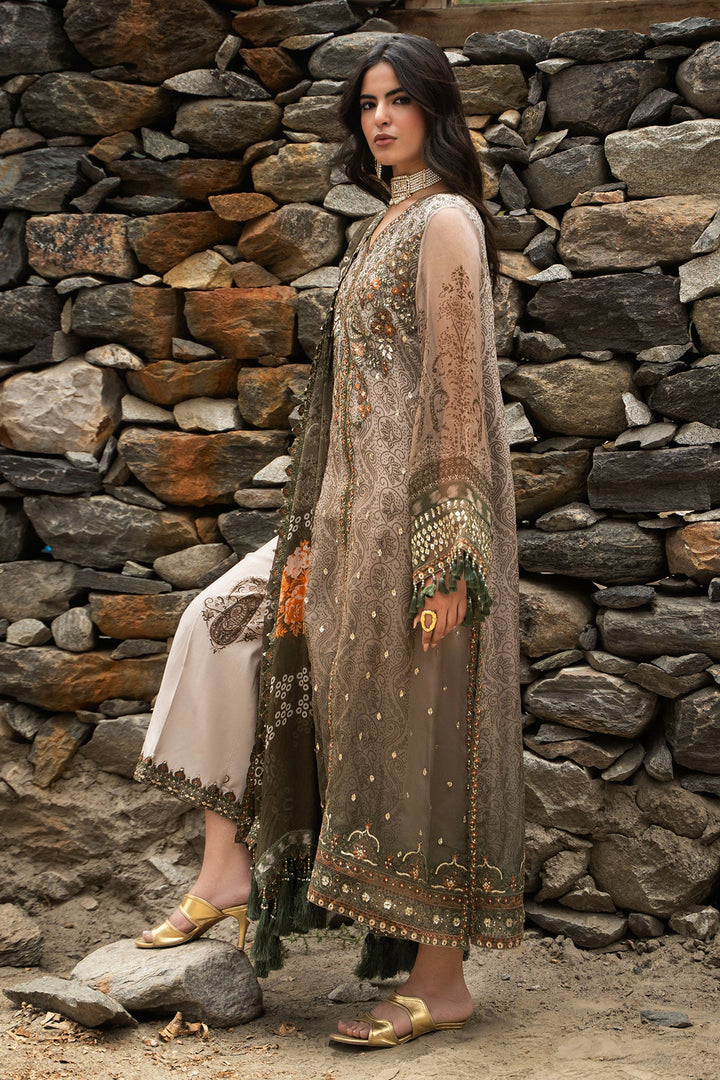Charizma- 3-PC Unstitched Embroidered Chiffon Collection VSLW6-13