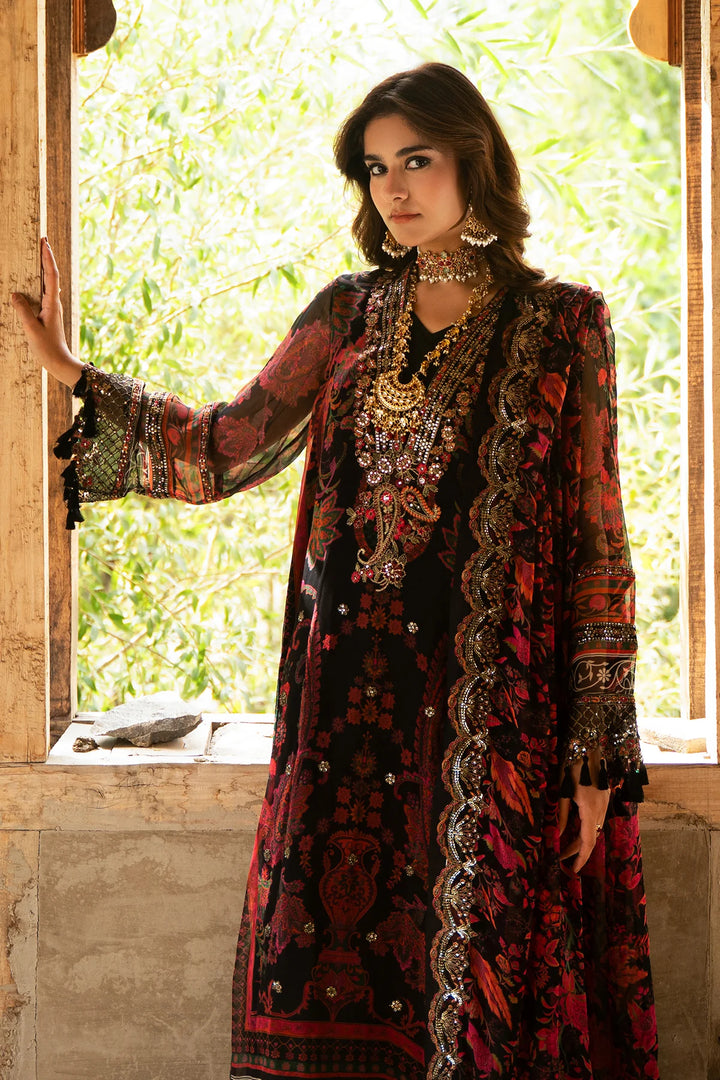 Charizma- 3-PC Unstitched Embroidered Chiffon Collection VSLW6-16