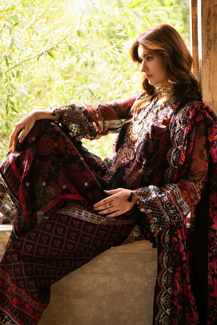 Charizma- 3-PC Unstitched Embroidered Chiffon Collection VSLW6-16