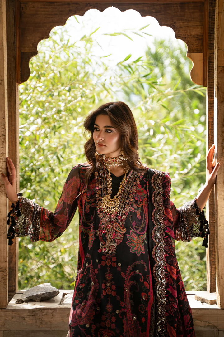Charizma- 3-PC Unstitched Embroidered Chiffon Collection VSLW6-16
