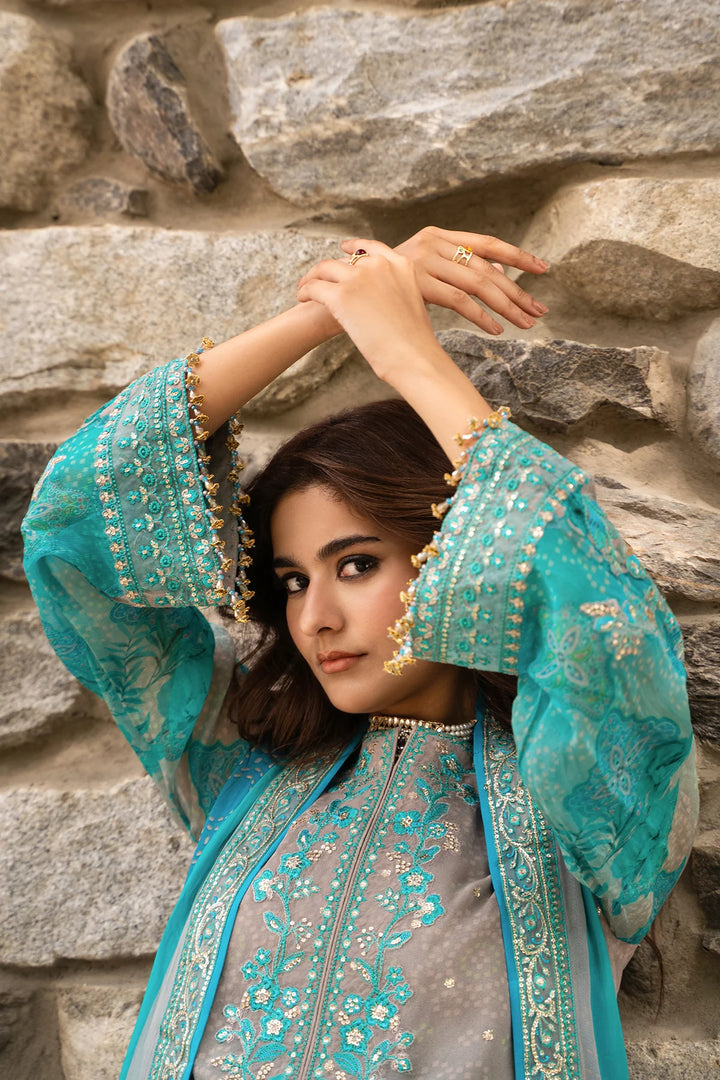 Charizma- 3-PC Unstitched Embroidered Chiffon Collection VSLW6-17