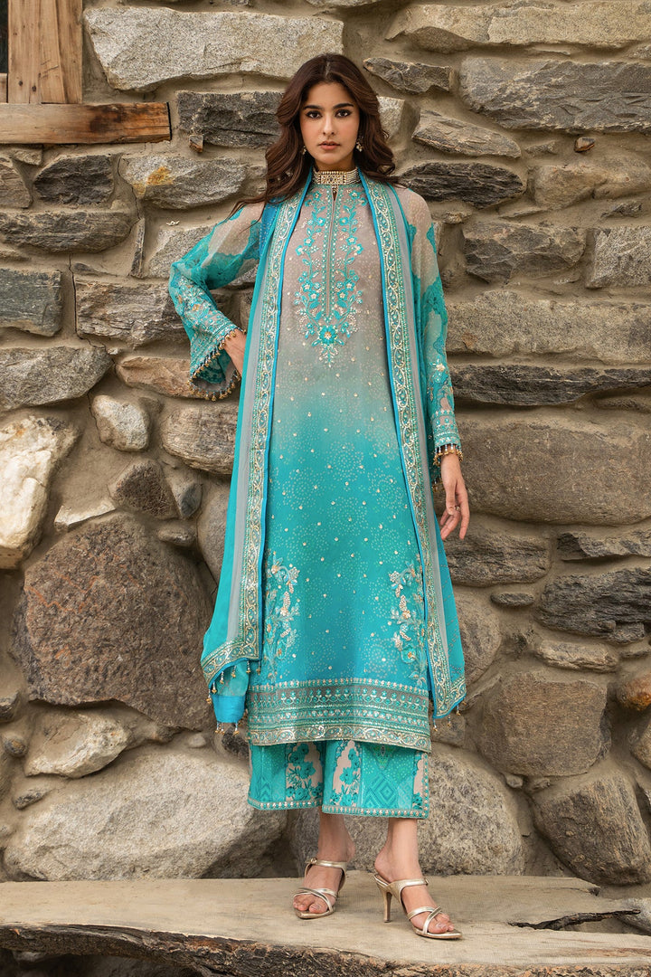 Charizma- 3-PC Unstitched Embroidered Chiffon Collection VSLW6-17